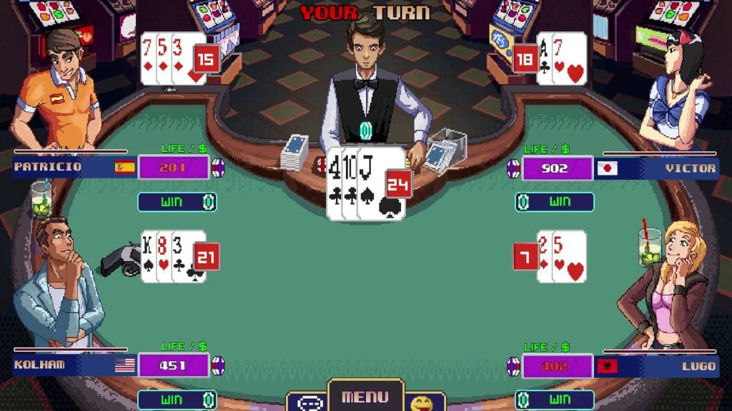 Super Blackjack Battle 2 Turbo Edition: The Card Warriors Steam CD Key screenshot 3