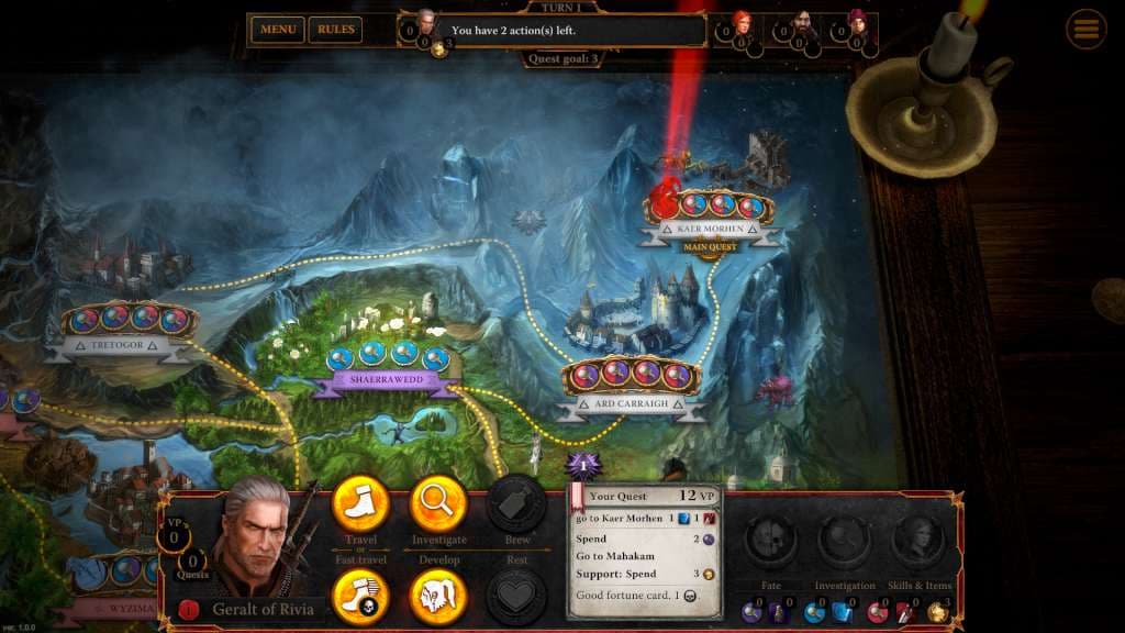 The Witcher Adventure Game GOG CD Key screenshot 1
