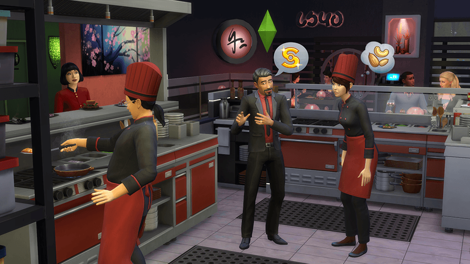 Captura de ecrã 2 de The Sims 4 - Dine Out DLC PC EA App CD Key