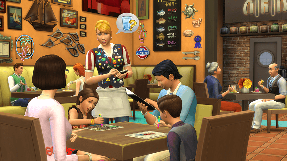 Captura de ecrã 3 de The Sims 4 - Dine Out DLC PC EA App CD Key