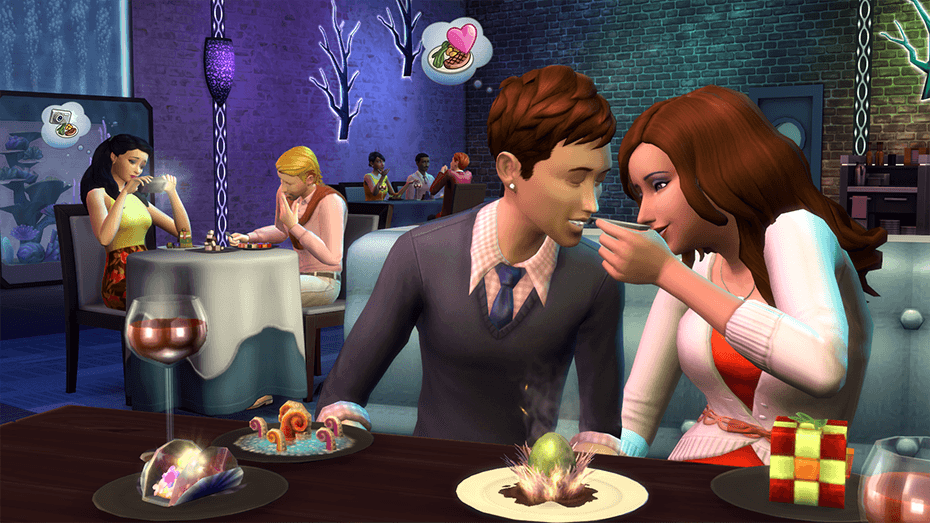 Captura de ecrã 4 de The Sims 4 - Dine Out DLC PC EA App CD Key