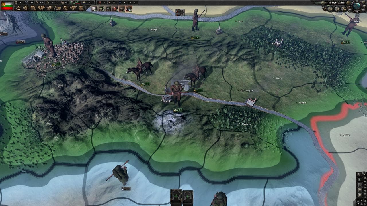 Hearts of Iron IV - Battle for the Bosporus DLC Steam CD Key screenshot 4