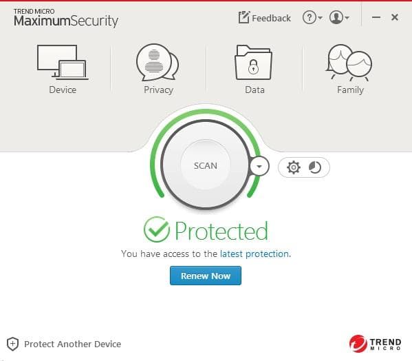Imajen ekrã 1 husi Trend Micro Maximum Security 2023 Key (1 Year / 3 Devices)