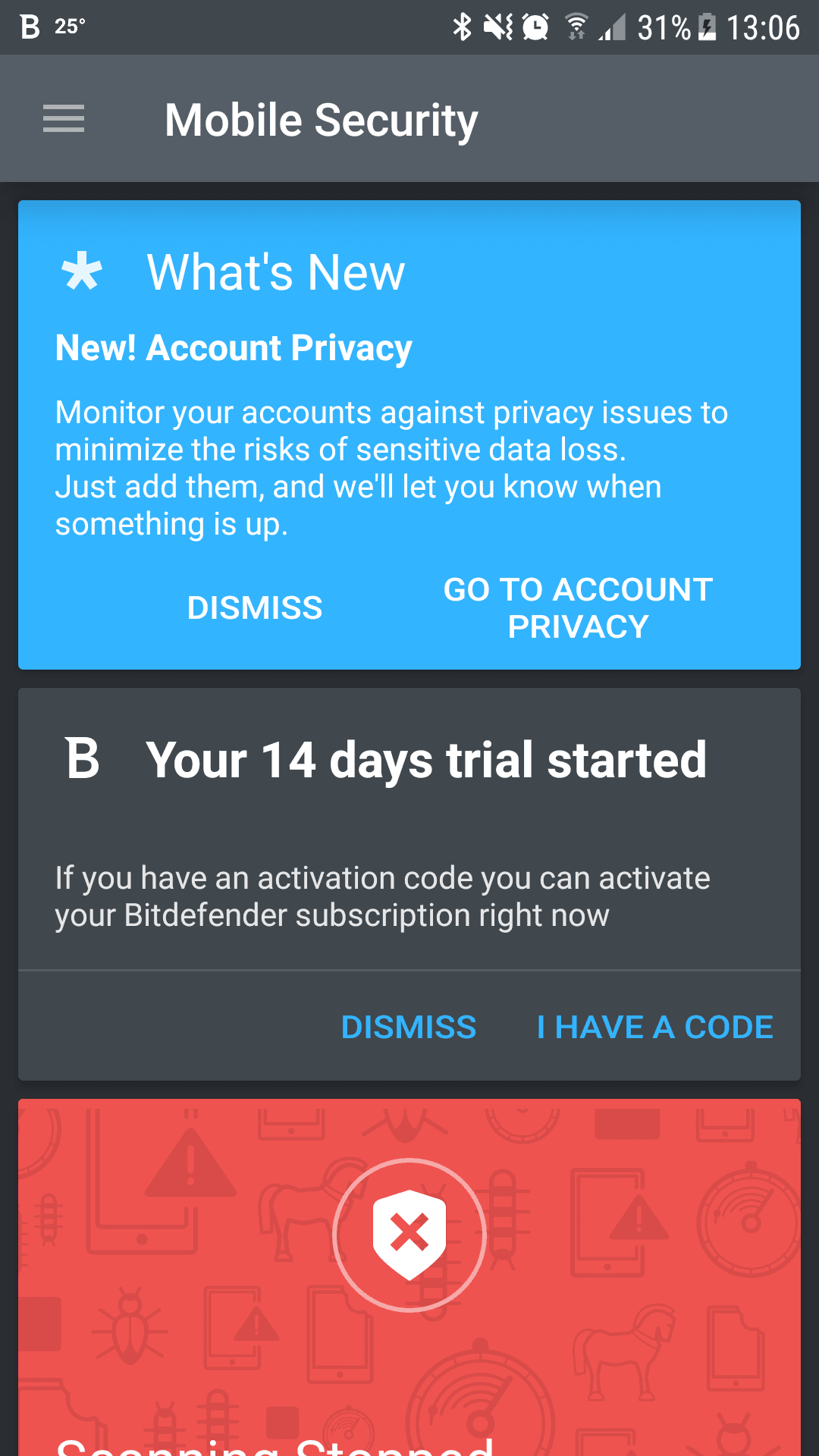 Bitdefender Mobile Security for Android & iOS EU Key (1 Year / 3 Devices) screenshot 1