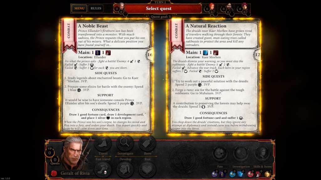 The Witcher Adventure Game GOG CD Key screenshot 4