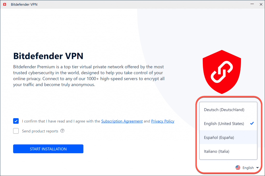 Bitdefender Premium VPN 2024 Key (1 Year / 10 Devices) screenshot 1