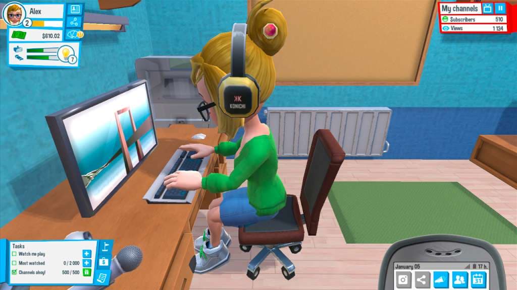 Youtubers Life PC Steam CD Key screenshot 4