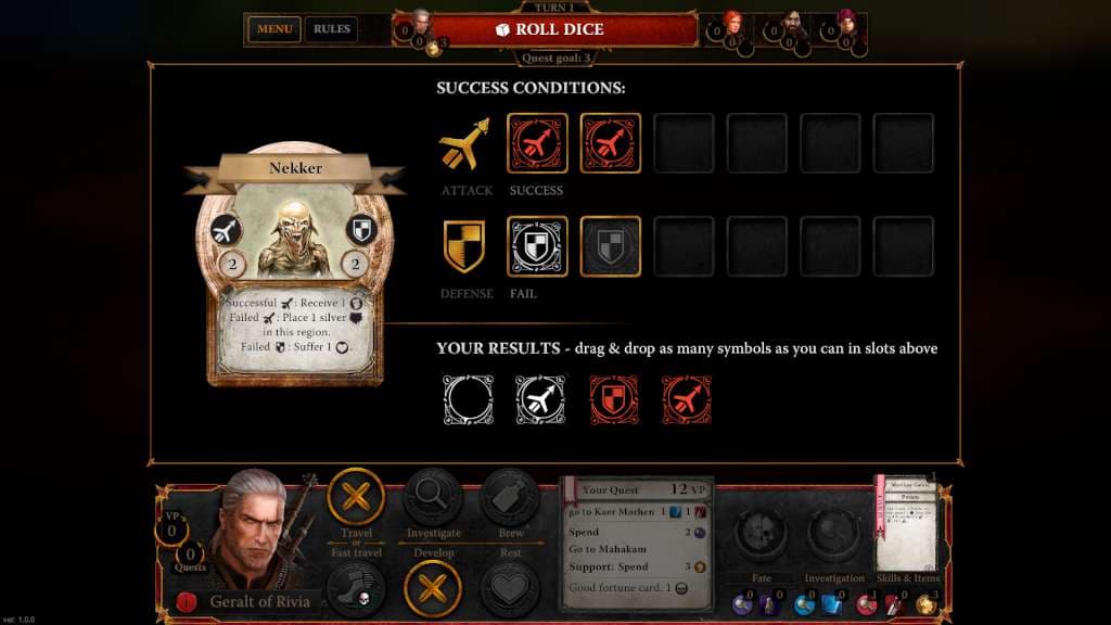 The Witcher Adventure Game GOG CD Key screenshot 3