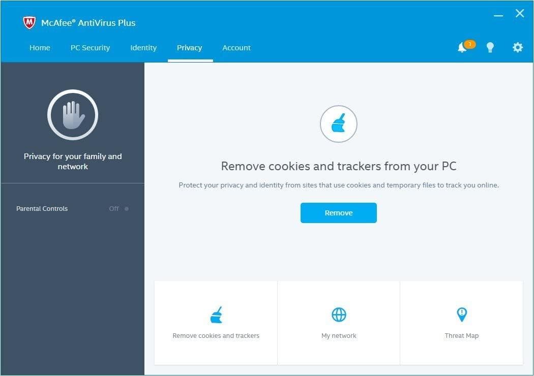 McAfee AntiVirus Plus Key (1 Year / 10 Devices) screenshot 1