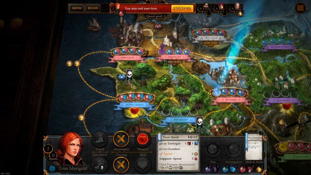 The Witcher Adventure Game GOG CD Key screenshot 2