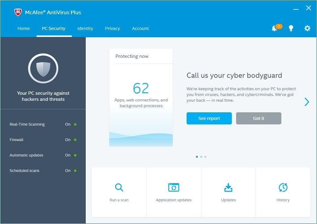 McAfee AntiVirus Plus Key (1 Year / 10 Devices) screenshot 3