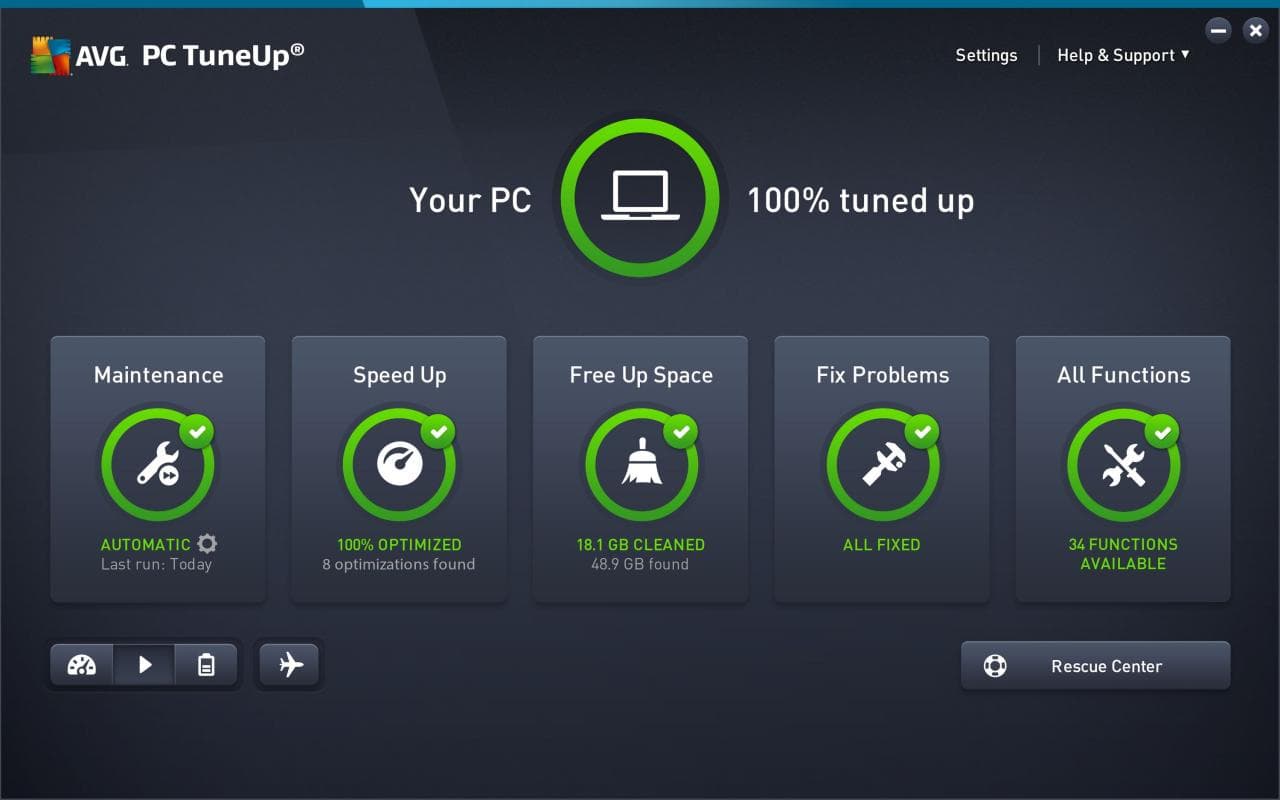 Imajen ekrã 1 husi AVG Ultimate 2025 with Secure VPN Key (1 Year / 10 Devices)