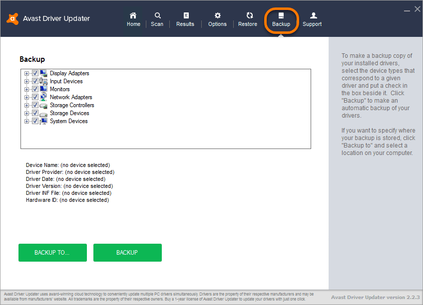 Avast Driver Updater 2023 Key (1 Year / 1 PC) screenshot 1