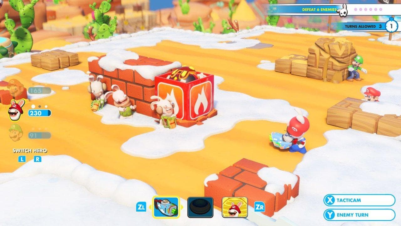 Imajen ekrã 1 husi Mario + Rabbids: Kingdom Battle Nintendo Switch Access