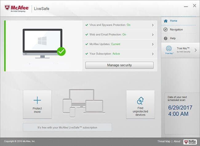 McAfee LiveSafe 2024 Key (3 Years / 1 Device) screenshot 2