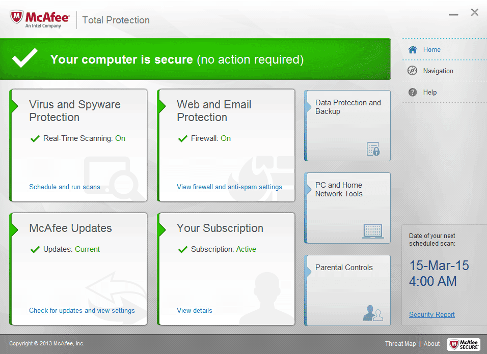 McAfee Total Protection 2020 (3 Years / 1 PC) screenshot 2