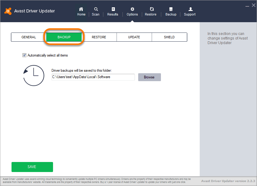 Avast Driver Updater 2023 Key (1 Year / 1 PC) screenshot 3