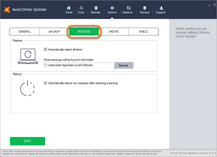 Avast Driver Updater 2023 Key (1 Year / 1 PC) screenshot 4
