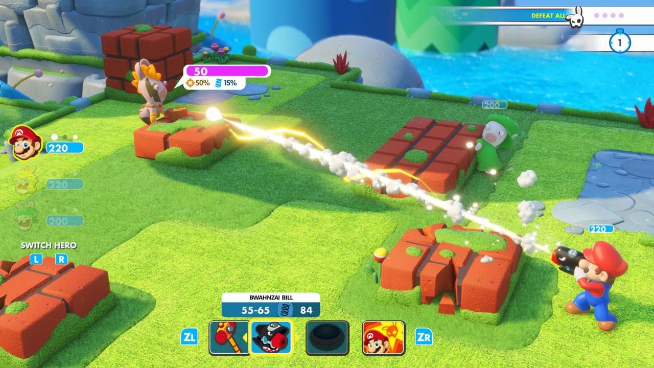 Imajen ekrã 6 husi Mario + Rabbids: Kingdom Battle Nintendo Switch Access