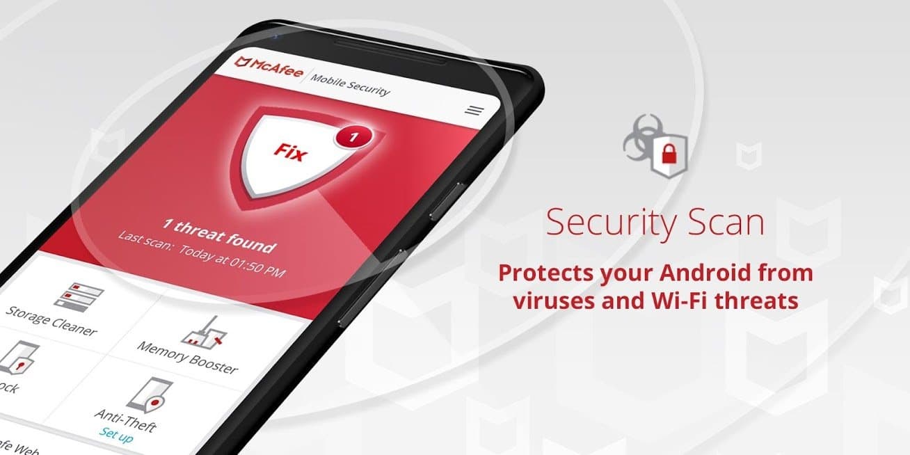 McAfee Mobile Security Premium for Android (1 Year / 1 Device) screenshot 1