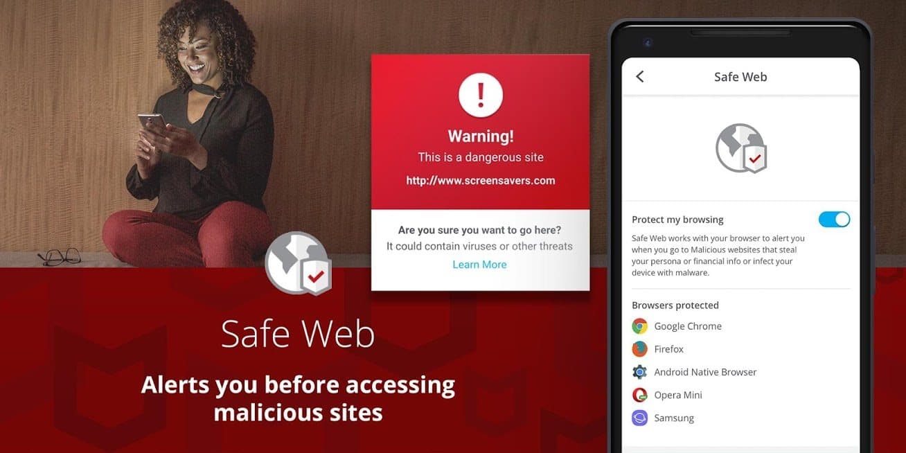 McAfee Mobile Security Premium for Android (1 Year / 1 Device) screenshot 2