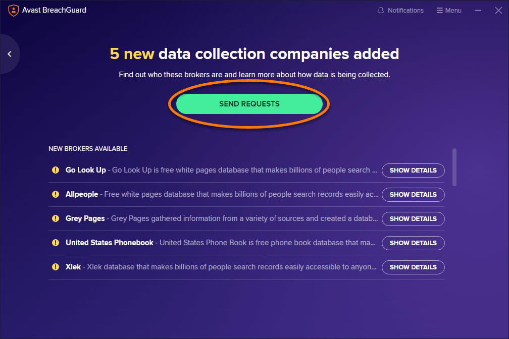 Avast BreachGuard Key (1 Year / 1 PC) screenshot 1