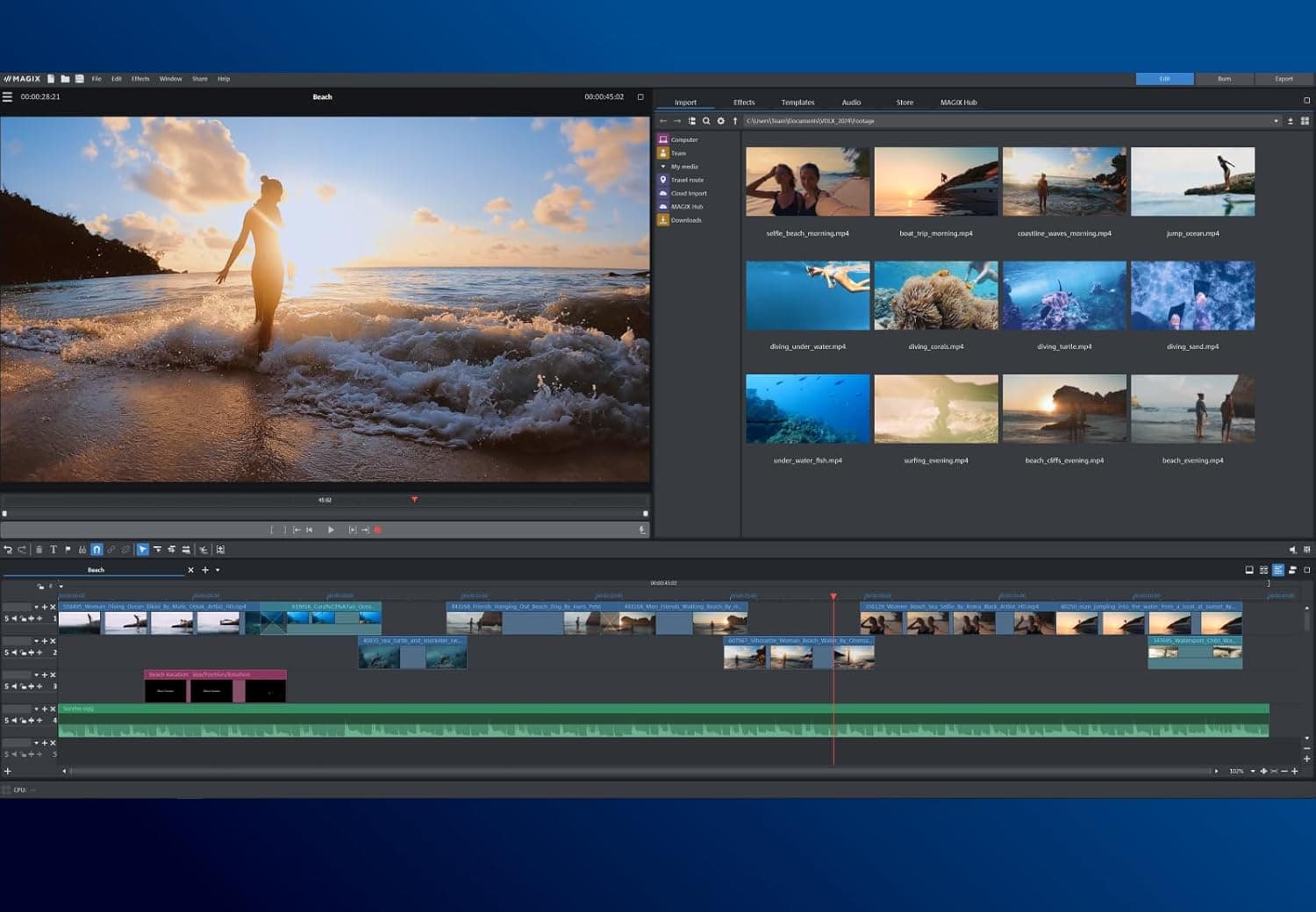 MAGIX Movie Studio 2024 Suite EU CD Key screenshot 4