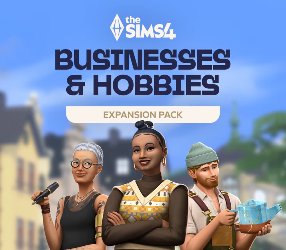 The Sims 4 - Businesses & Hobbies Expansion Pack DLC PC EA App CD Key cover art