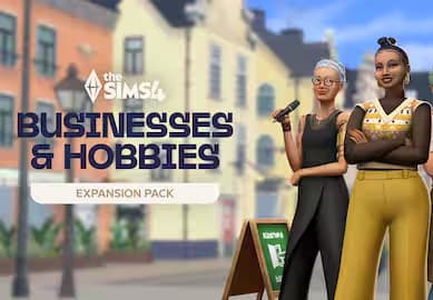 The Sims 4 - Businesses & Hobbies Expansion Pack DLC PC EA App CD Key cover art