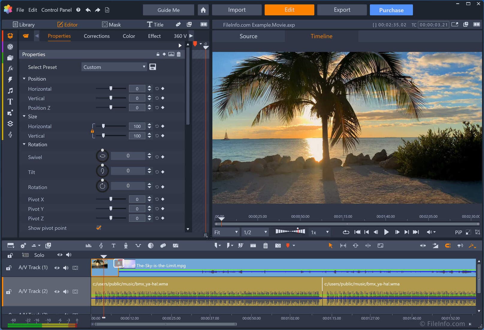 Pinnacle Studio 26 Standard CD Key screenshot 2