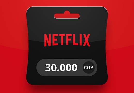 Kapa husi Netflix COP 30000 Gift Card CO