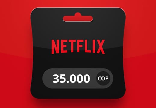 Kapa husi Netflix COP 35000 Gift Card CO