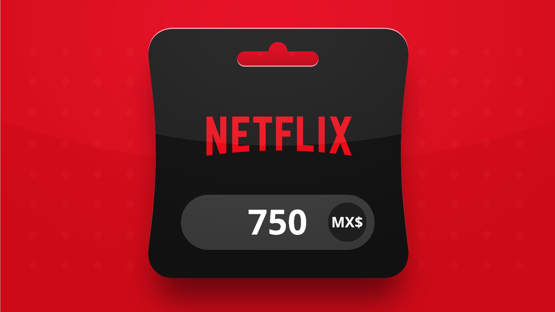 Imajen ekrã 1 husi Netflix MXN 750 Gift Card MX
