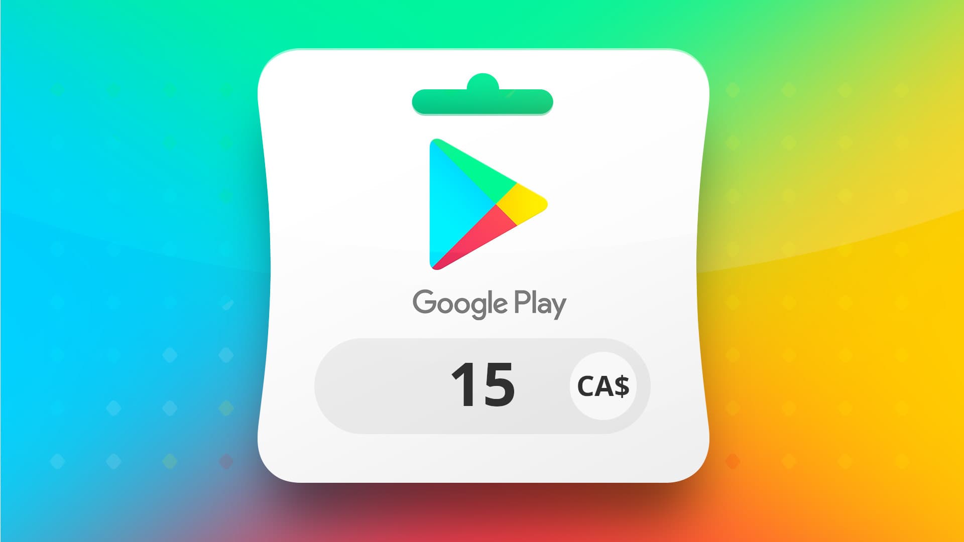 Tangkapan layar 1 Google Play CAD 15 Gift Card CA