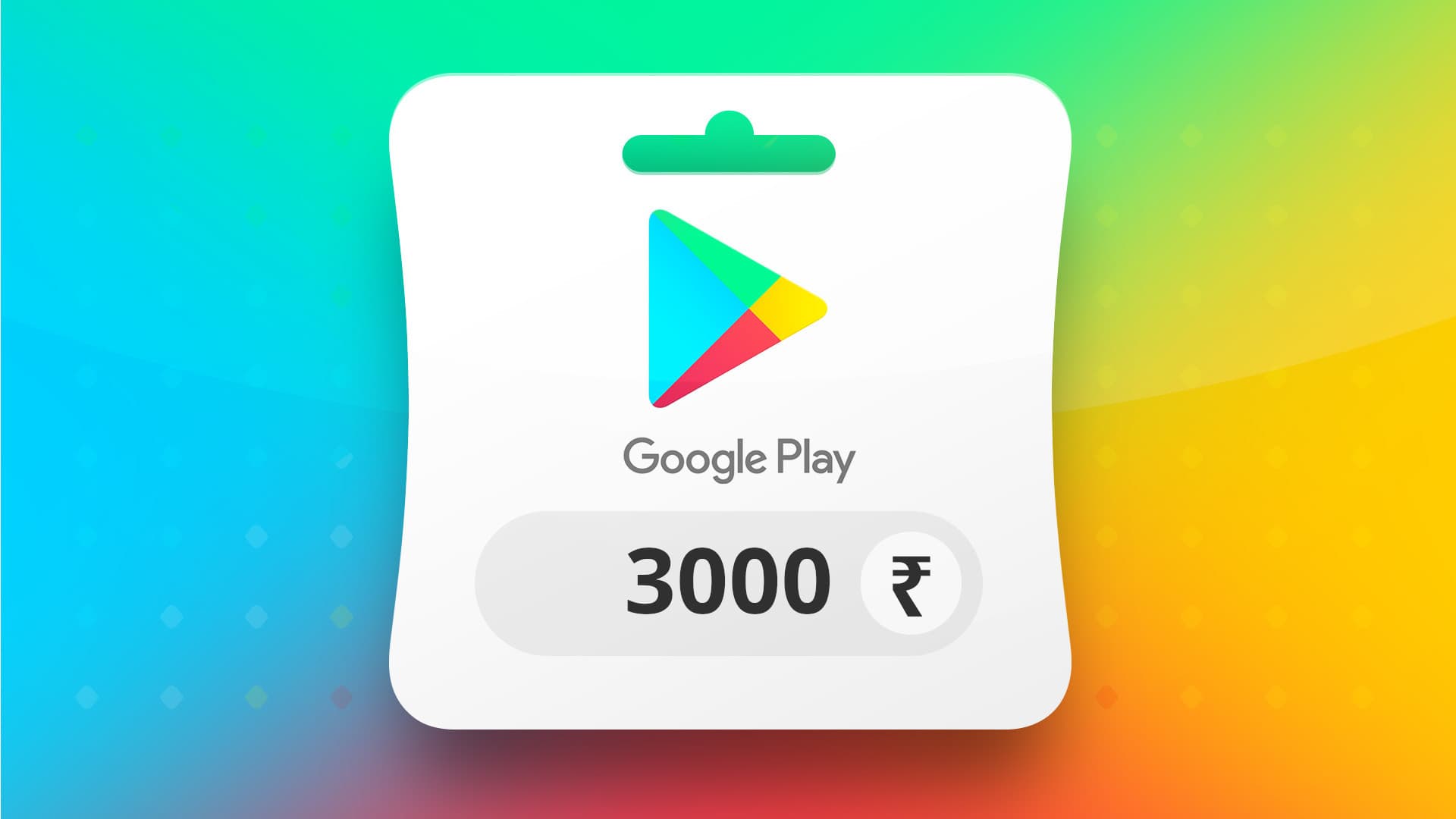 Google Play INR 3000 Gift Card IN screenshot 1