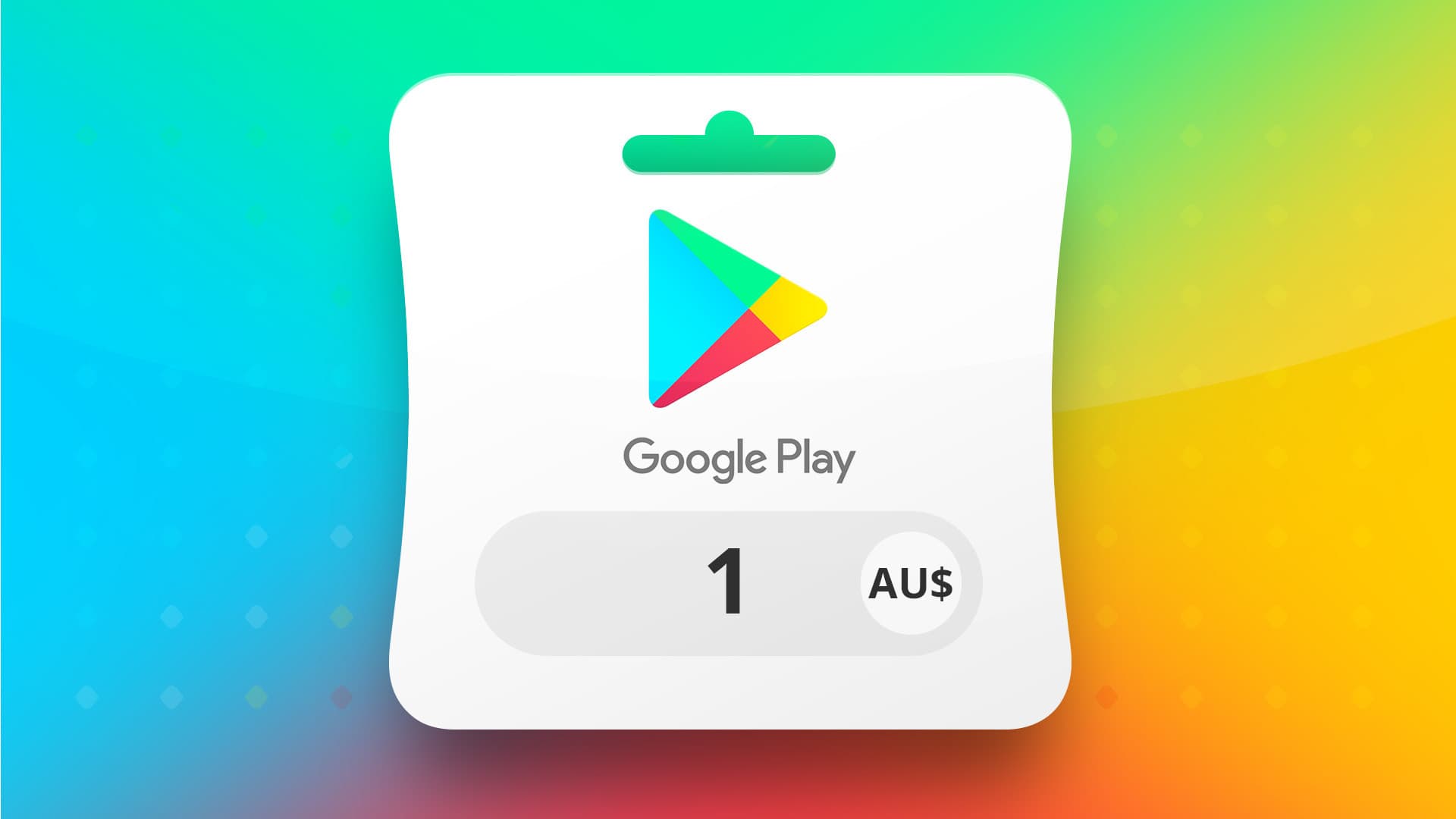 Imajen ekrã 1 husi Google Play AUD 1 Gift Card AU
