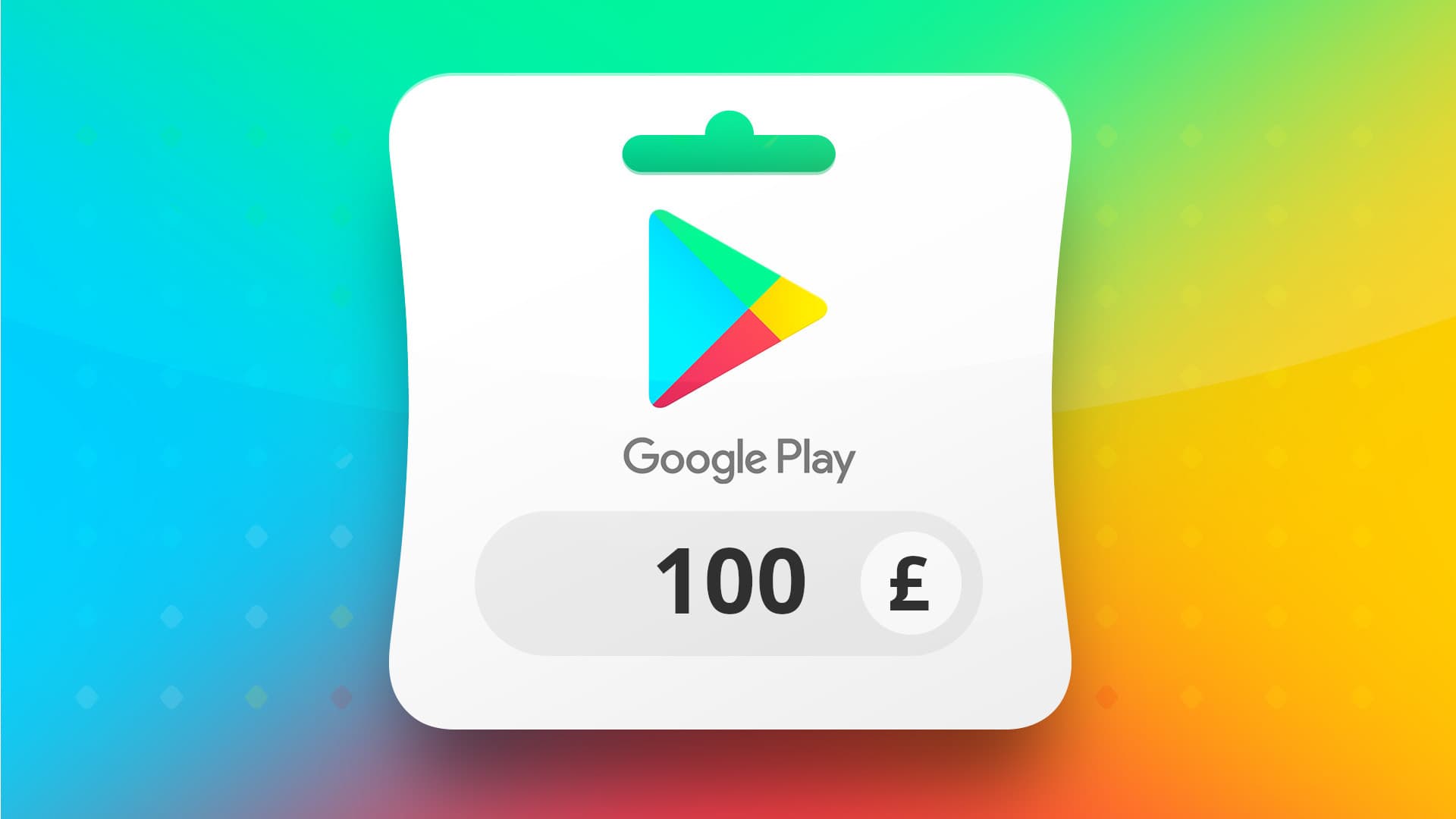 Google Play GBP 100 Gift Card UK screenshot 1