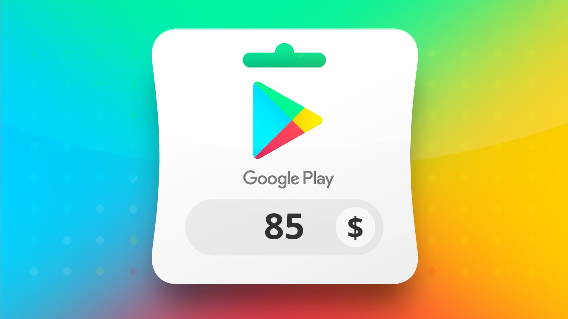 Imajen ekrã 1 husi Google Play USD 85 Gift Card US