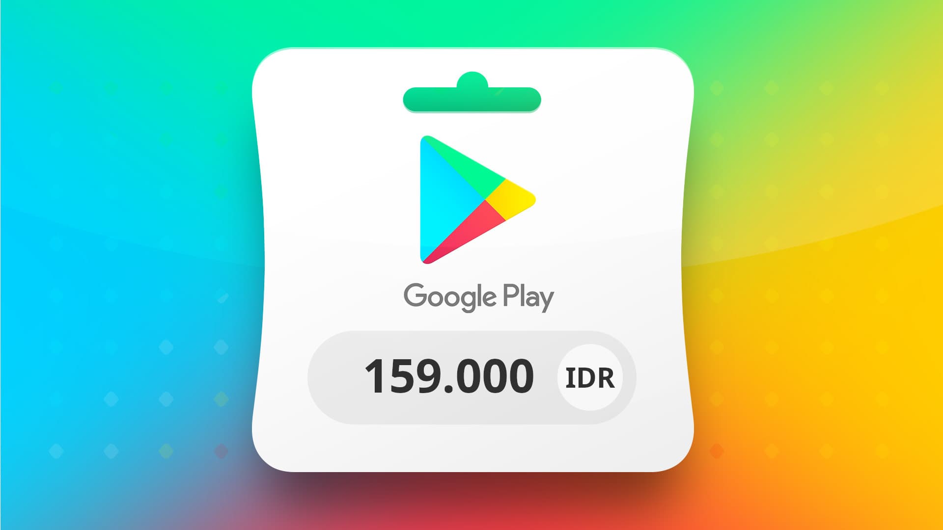 Imajen ekrã 1 husi Google Play IDR 159000 Gift Card ID