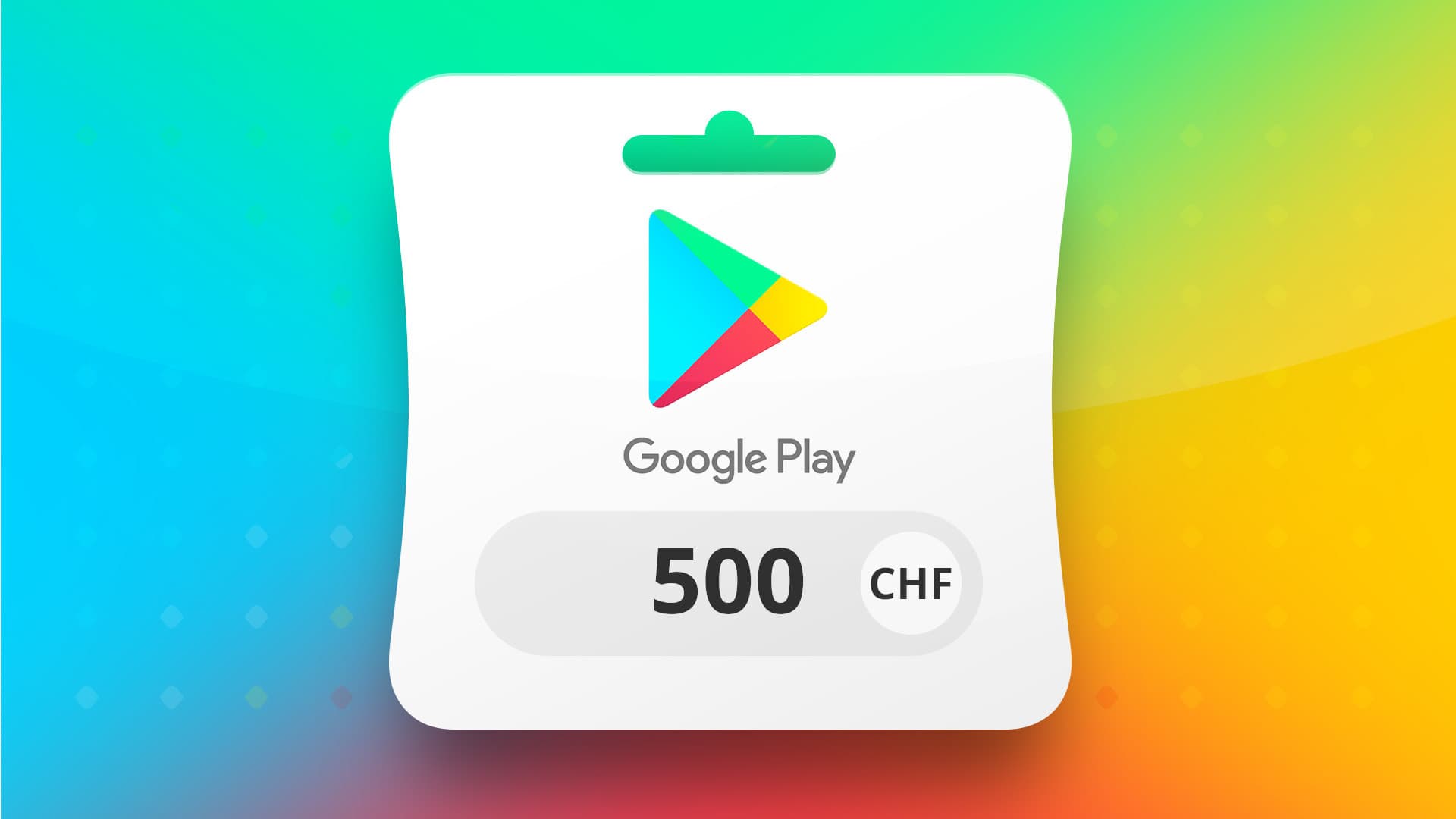 Imajen ekrã 1 husi Google Play CHF 500 Gift Card CH