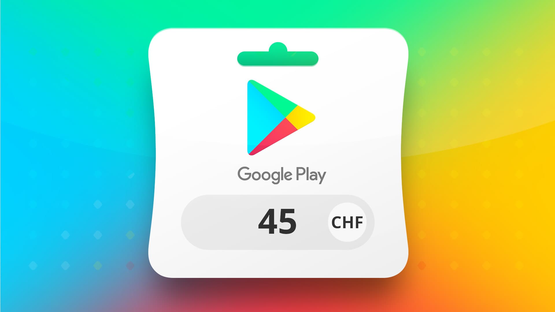 Imajen ekrã 1 husi Google Play CHF 45 Gift Card CH