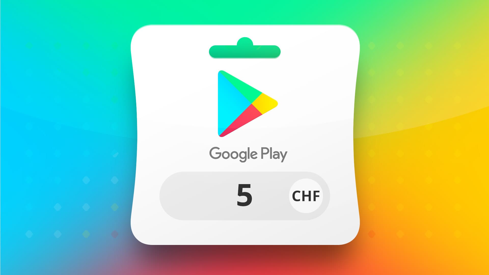 Tangkapan layar 1 Google Play CHF 5 Gift Card CH