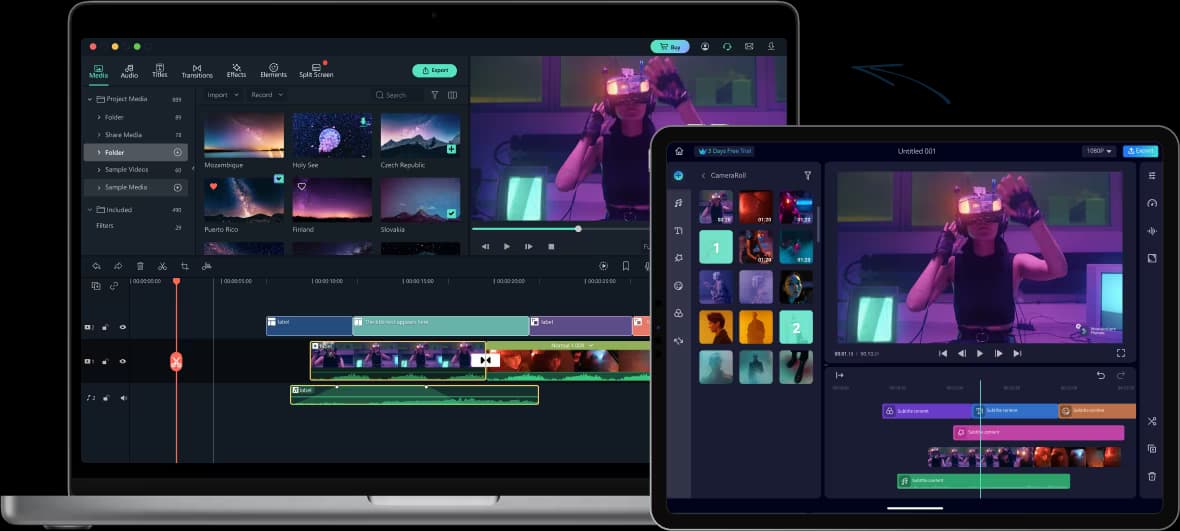 Wondershare Filmora AI Video Editor for Android Perpetual License Key screenshot 1