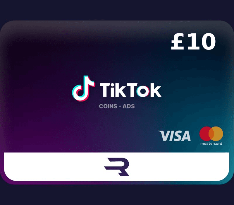 Rewarble TikTok GBP 10 Gift Card cover art