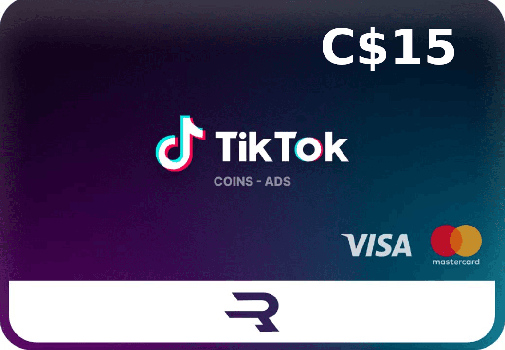 Rewarble TikTok CAD 15 Gift Card cover art
