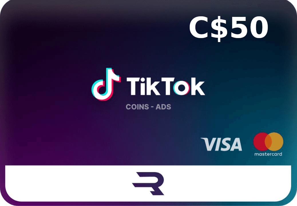 Rewarble TikTok CAD 50 Gift Card cover art