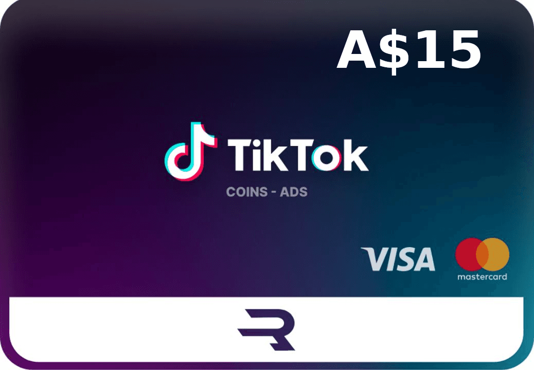 Rewarble TikTok AUD 15 Gift Card cover art