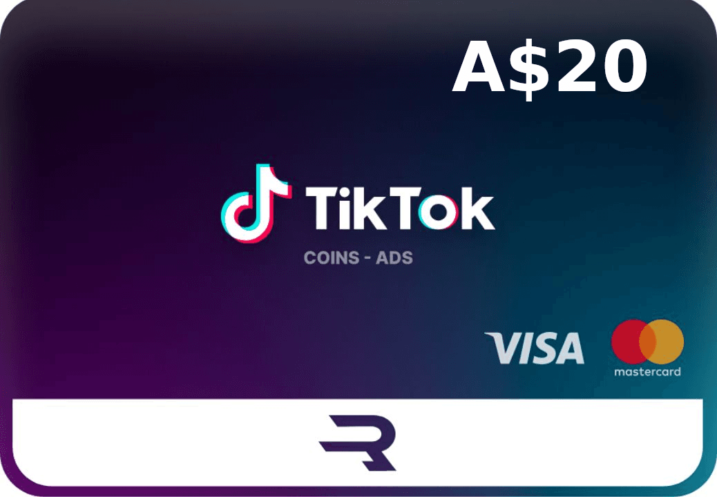 Rewarble TikTok AUD 20 Gift Card cover art