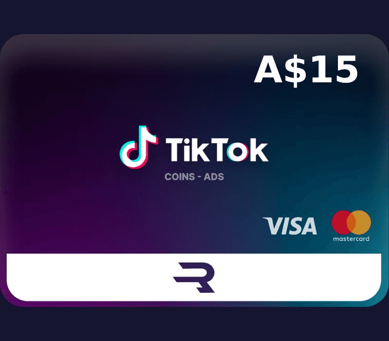 Rewarble TikTok AUD 15 Gift Card cover art