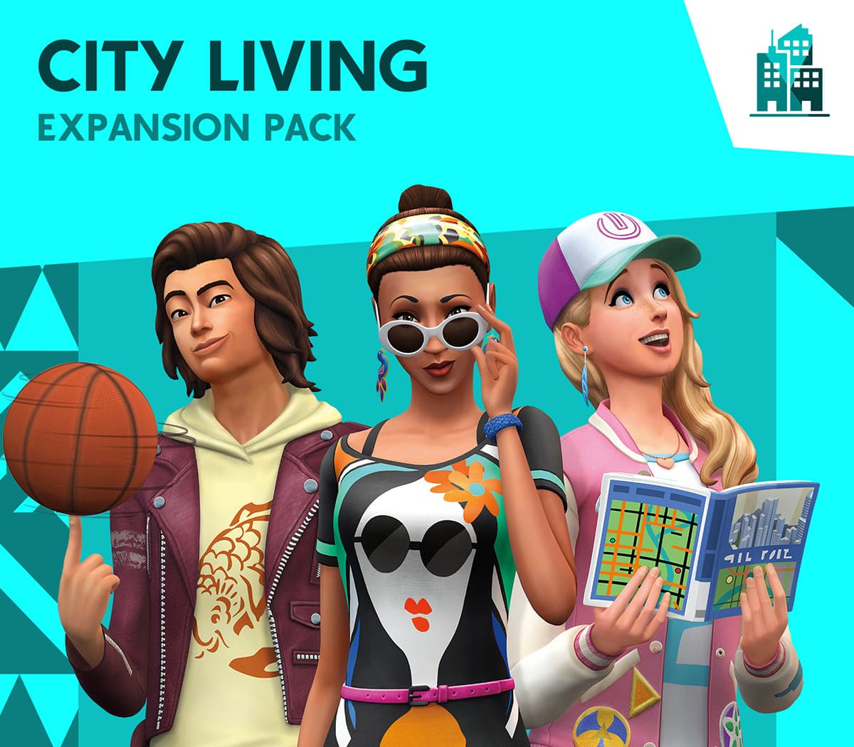 The Sims 4 - City Living DLC PC EA App CD Key cover art